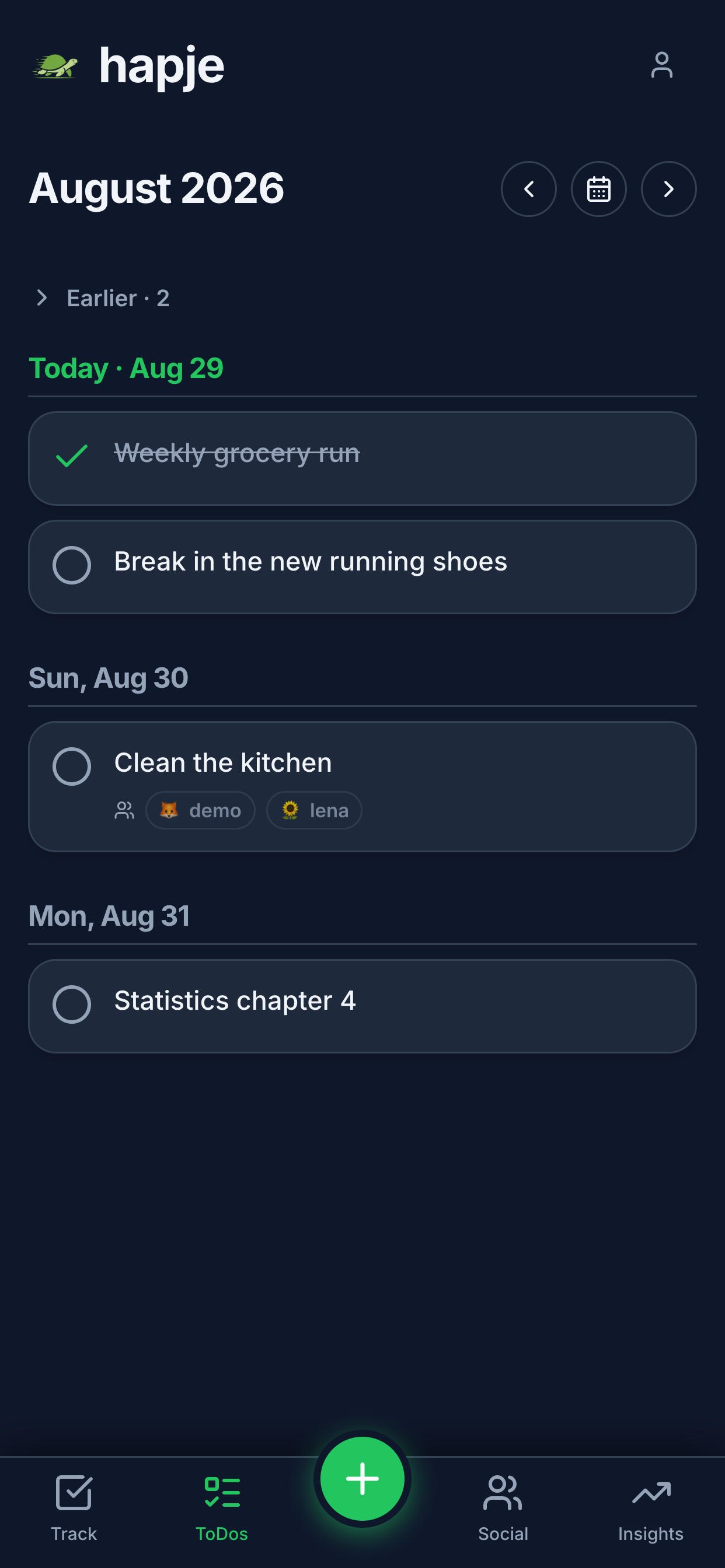 Shared to-dos